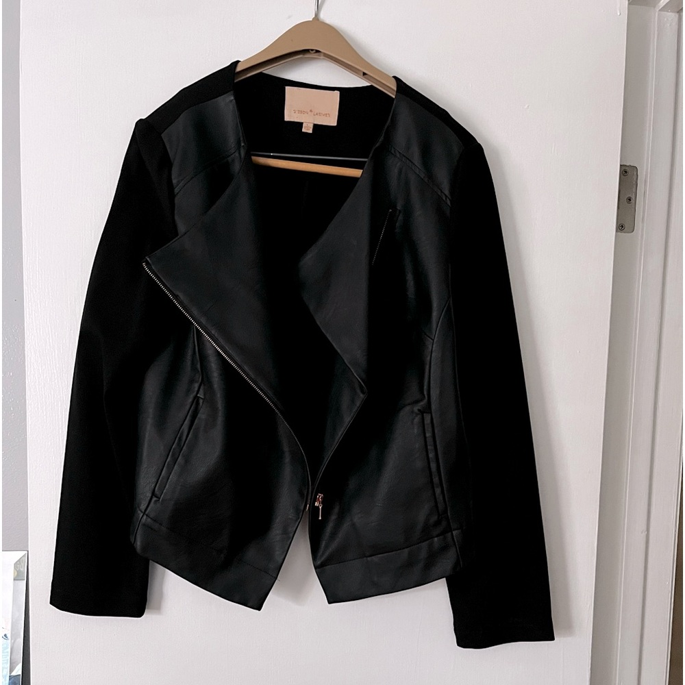 Gibson Latimer Black Vegan Moto Jacket
